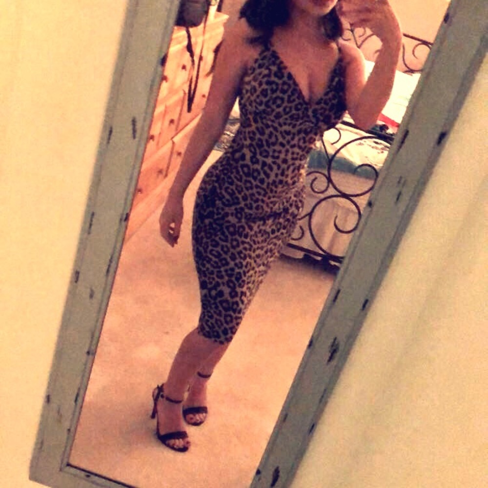 Leopard Midi Dress